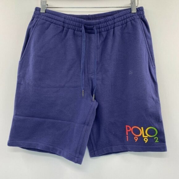 Polo Ralph Lauren Other - POLO Ralph Lauren Men's Fleece-Lined Logo Sweat Shorts in Boathouse Blue sz S